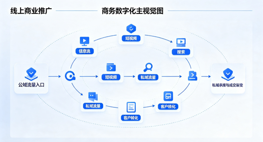 莱城区线上商业推广怎么做？全域流量闭环搭建与低成本转化实战指南